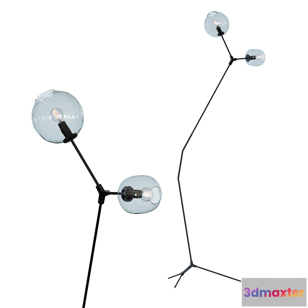 1284484 - Floor lamp Branching Bubbles 3D Max