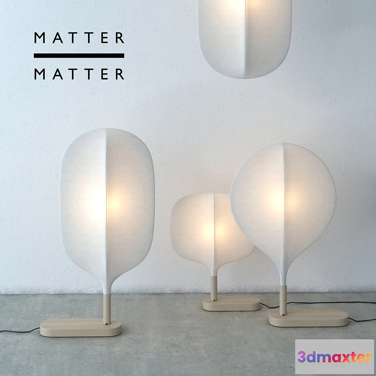 1287638 - Overhead and floor lamps Chimney Matter & Matter 3D Max