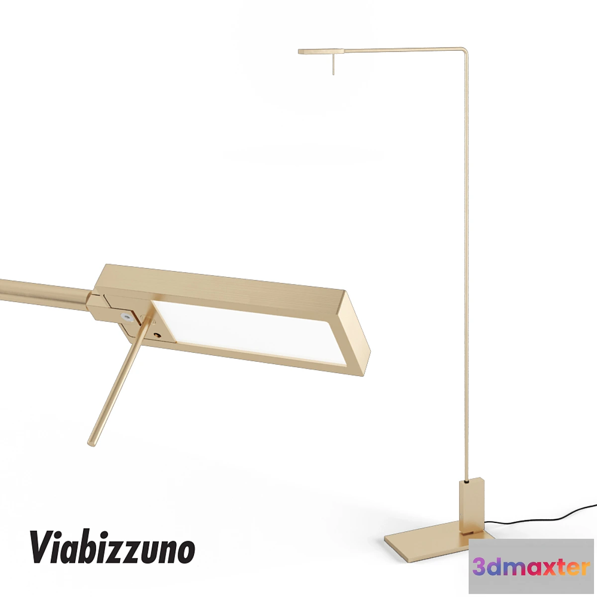 1288936 - Viabizzuno Roy Lettura 3D Max