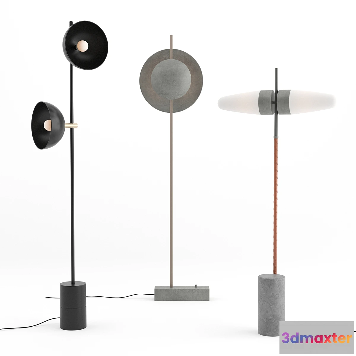 1297864 - Floor lamp collection - No.2 3D Max