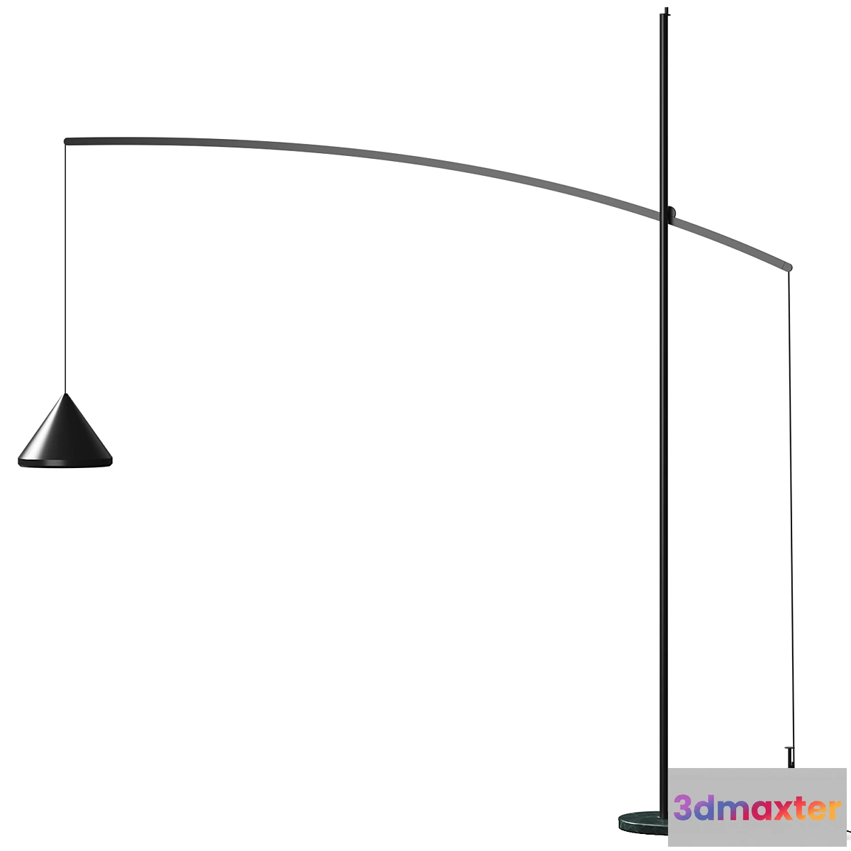 1301014 - 03 Contrappeso Extendo Floor Lamp - No.2 3D Max