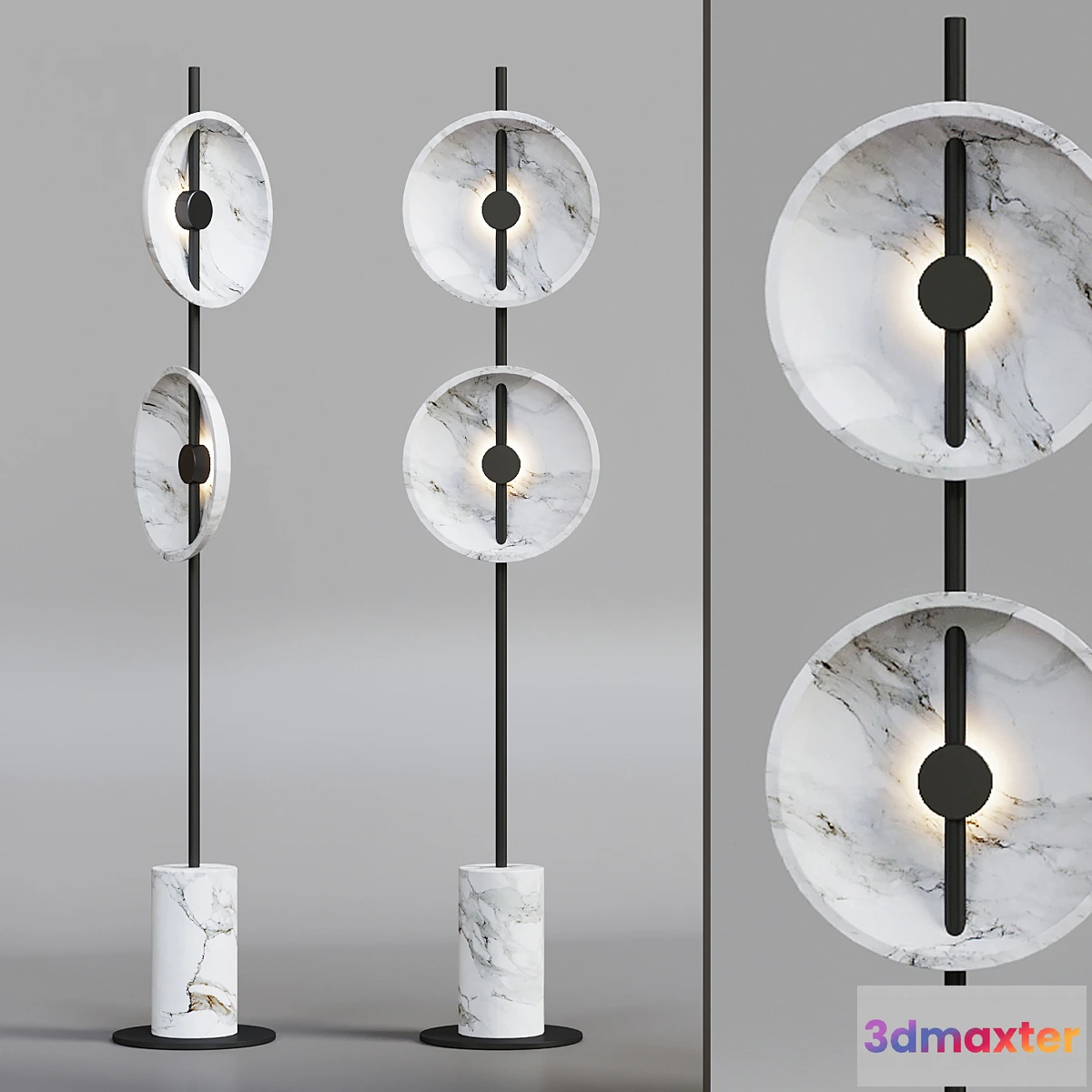 1304460 - Floor lamp Rakumba Lighting Mito floor lamp 3D Max