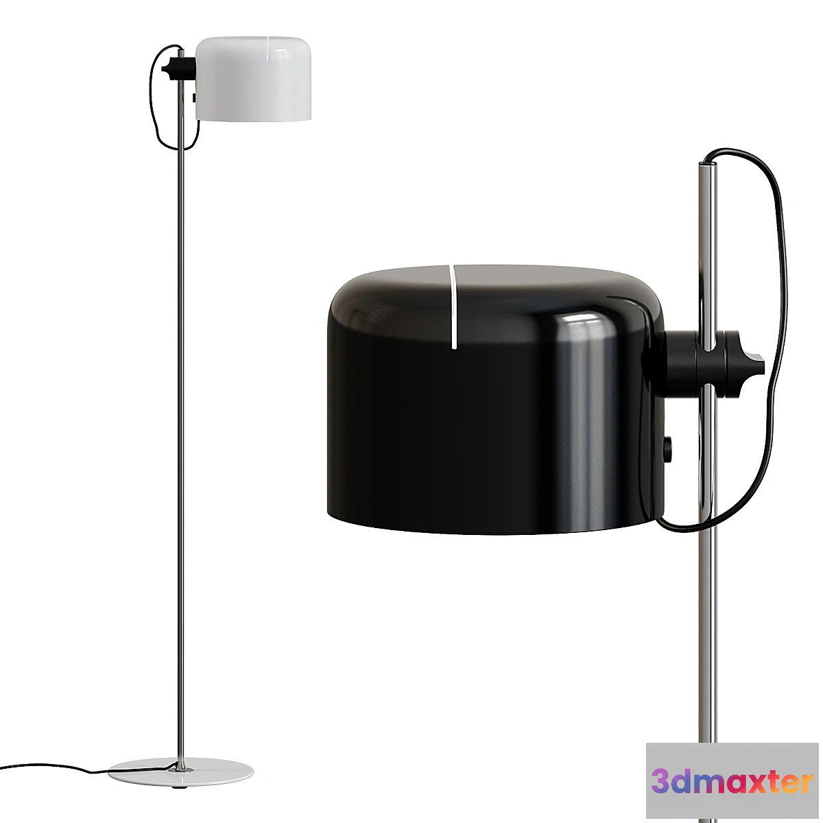 1310127 - Oluce _ Coupe Floor Lamp - No.2 3D Max