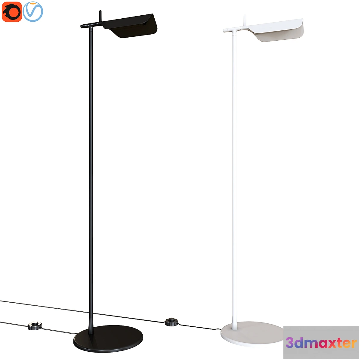 1313357 - Floor lamp Flos Tab Floor 3D Max