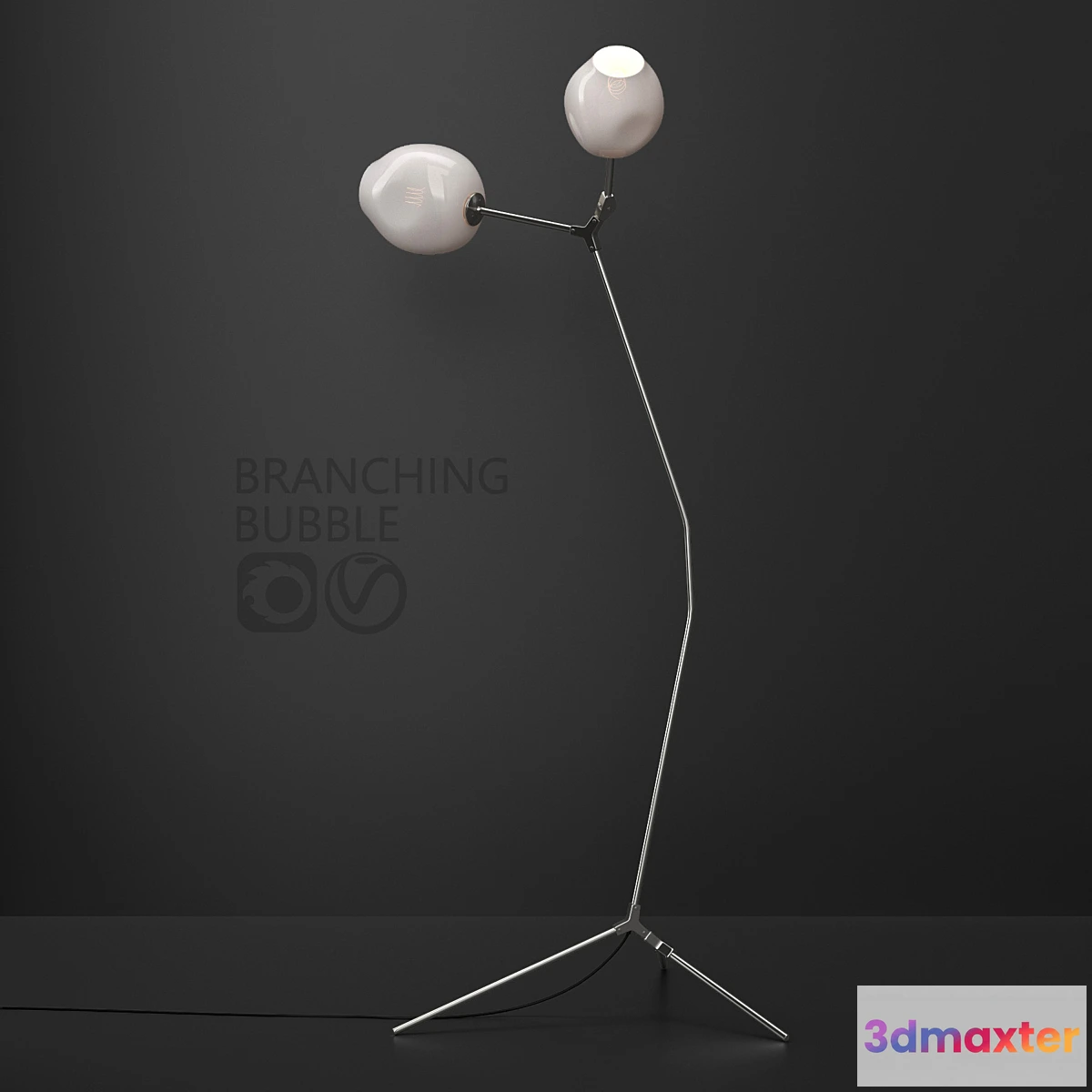 1316403 - Branching Floor Lamp 3D Max