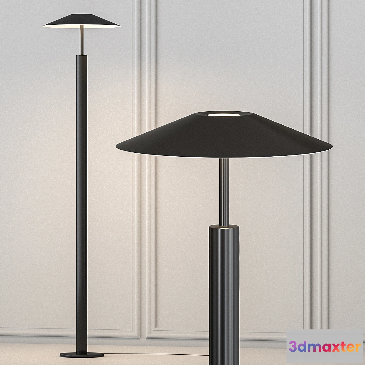 1316519 - H Floor Lamp by LEDS C4 - No.2 3D Max
