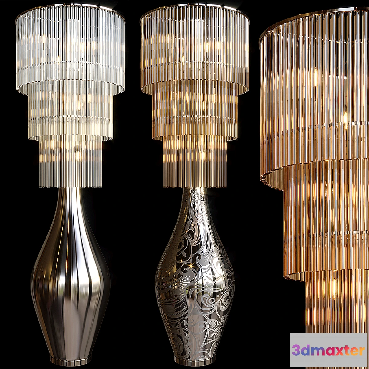 1317339 - Preciosa floor lamp 3D Max