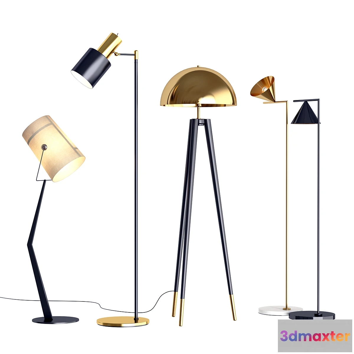 1324893 - DESIGNER’S TORCHER SET 3D Max