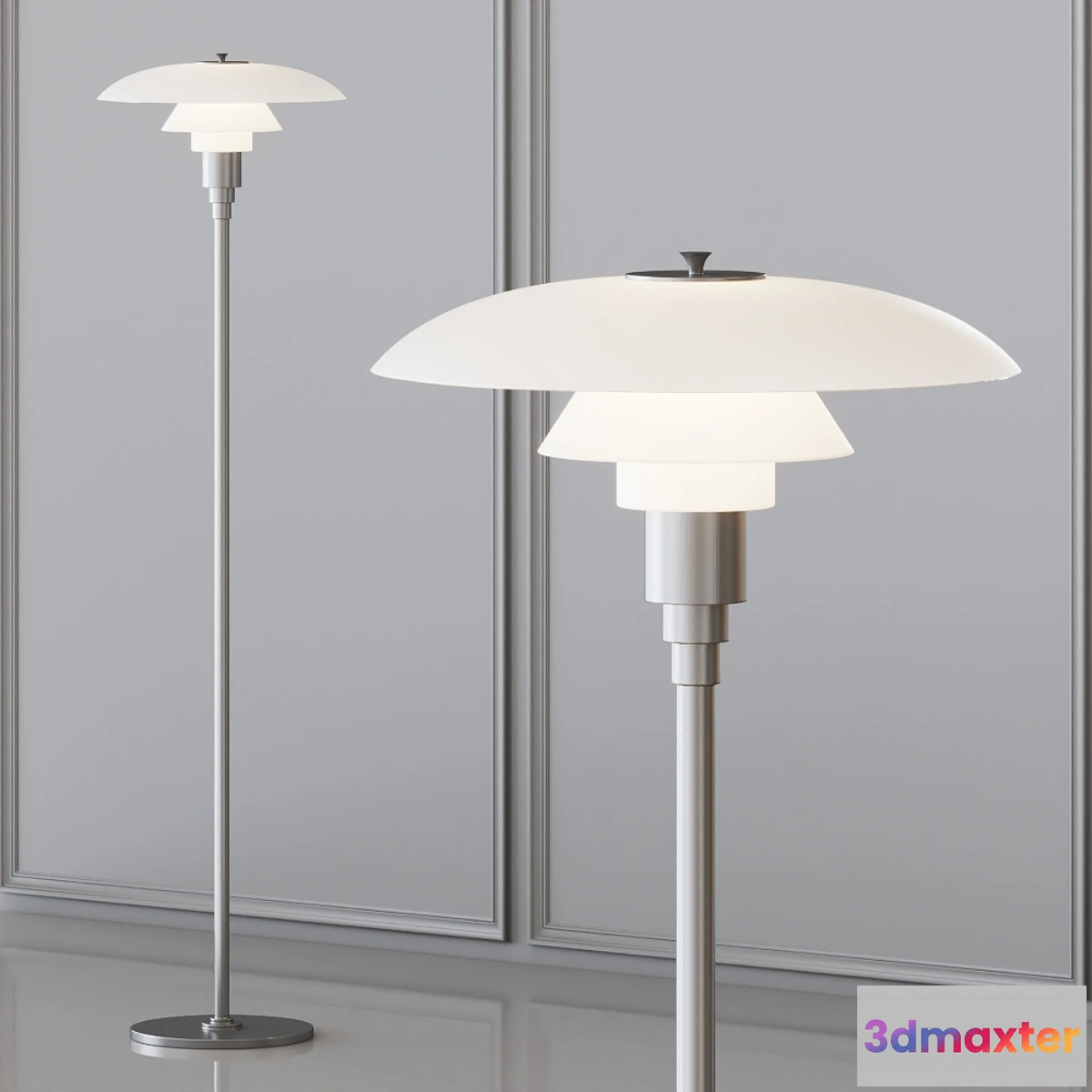 1327106 - PH 3½-2½ By Louis Poulsen 3D Max