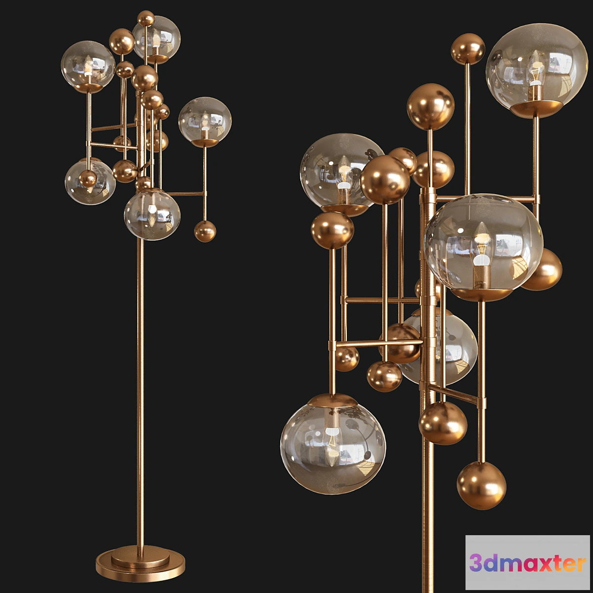 1329166 - Belmont Floor Lamp 3D Max