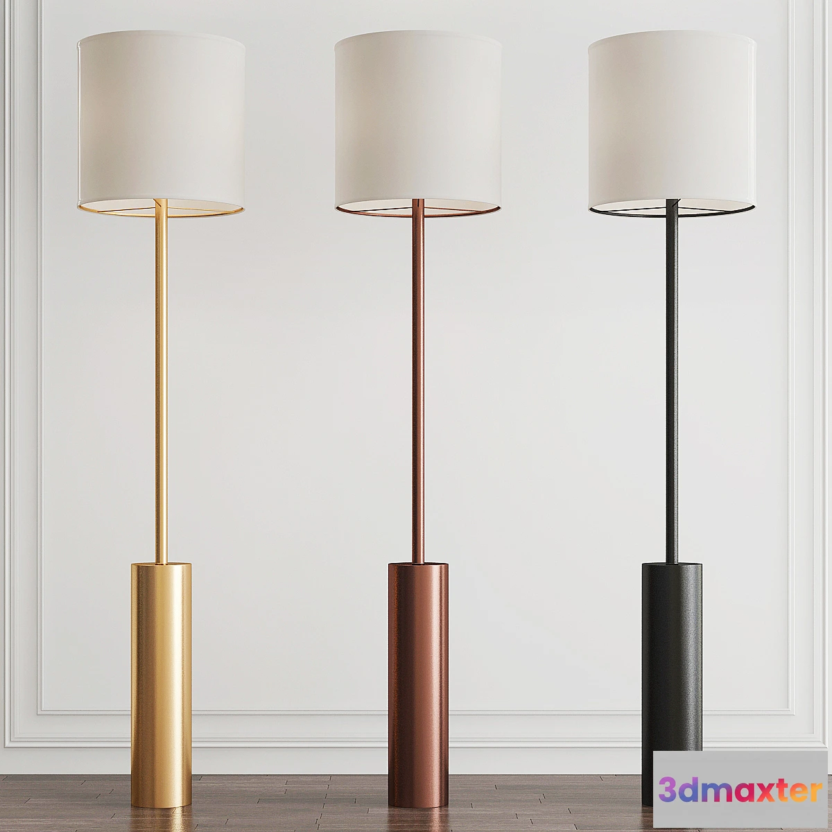 1329571 - Tropical Floor Lamp by Currey & Company 3D Max