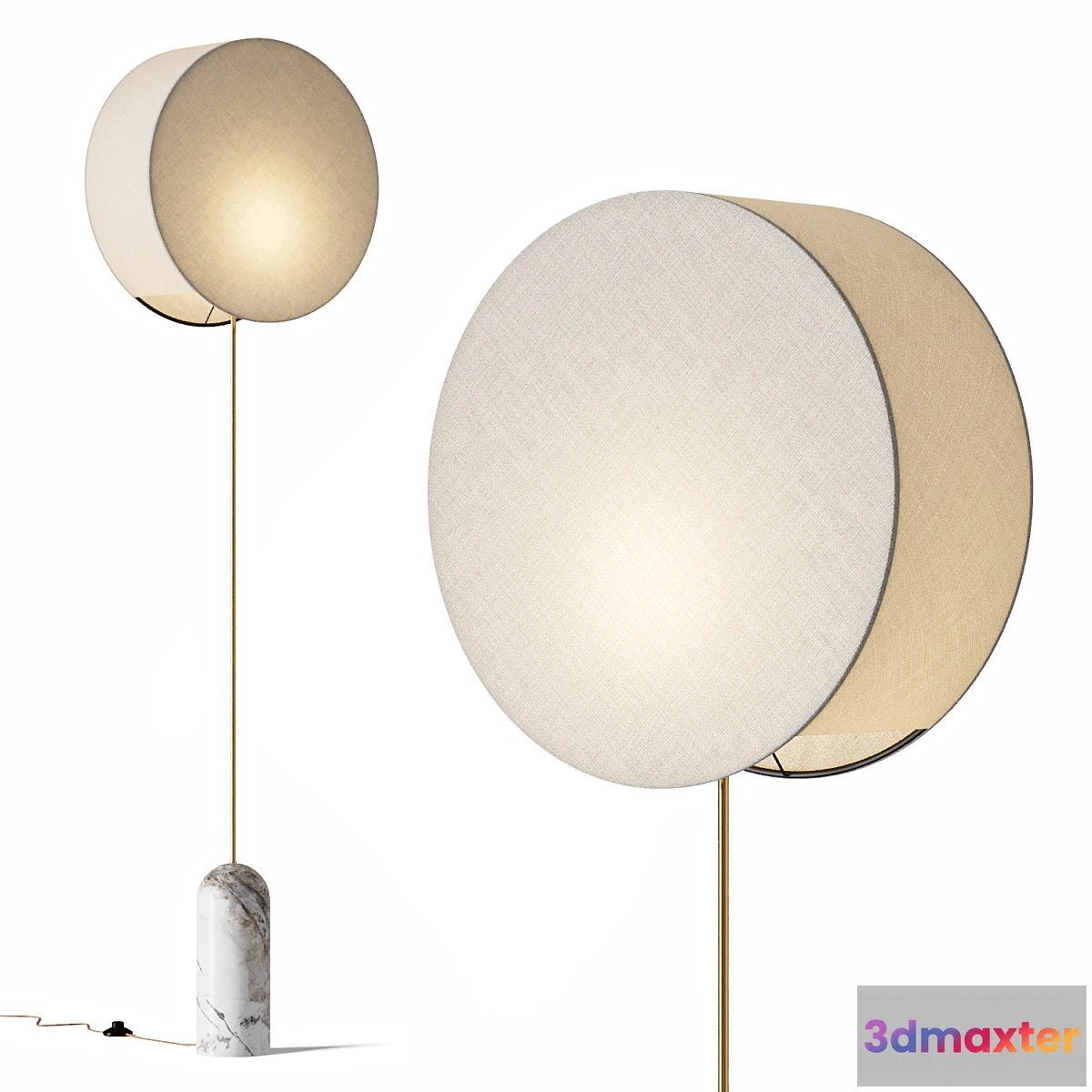1329720 - Simone and Marcel Pendolo Floor Lamp 3D Max