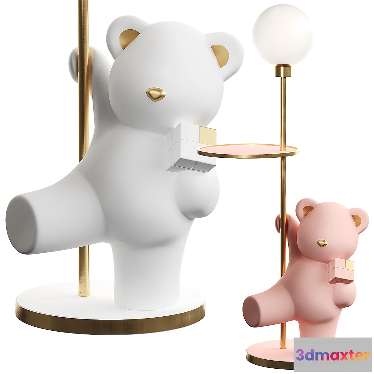 1330497 - Floor lamp bear cub - No.2 3D Max