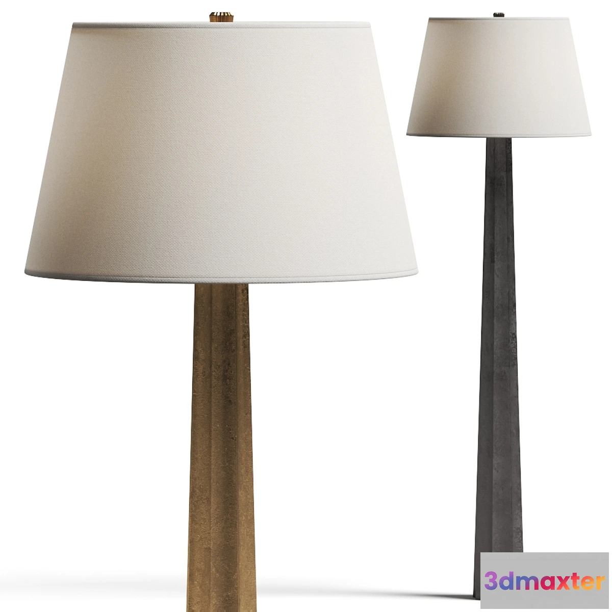 1330779 - Mcgee & Co. Fluted Spire Floor Lamp 3D Max