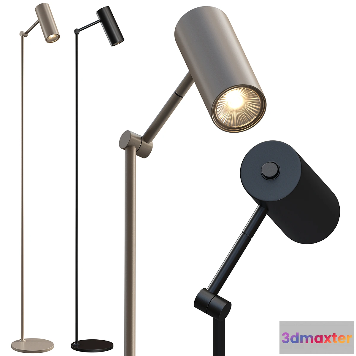 1330854 - Floor lamp Romi Amsterdam Montreux 3D Max