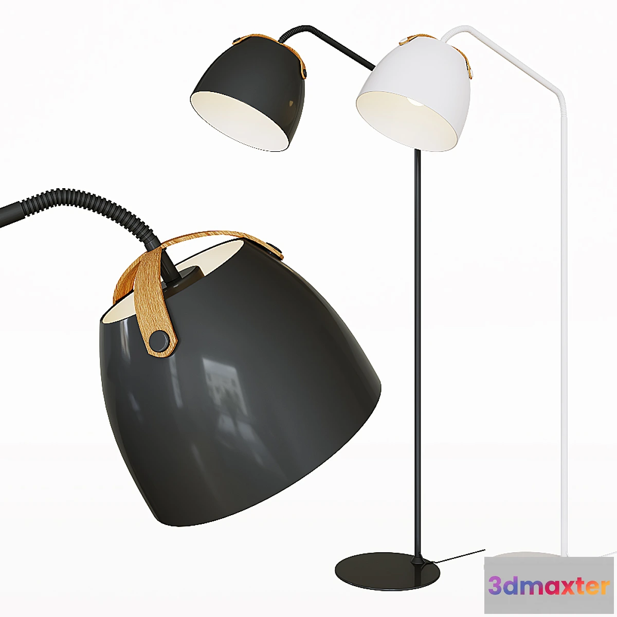 1331824 - SD Halo Design Oslo Floor Lamp 3D Max