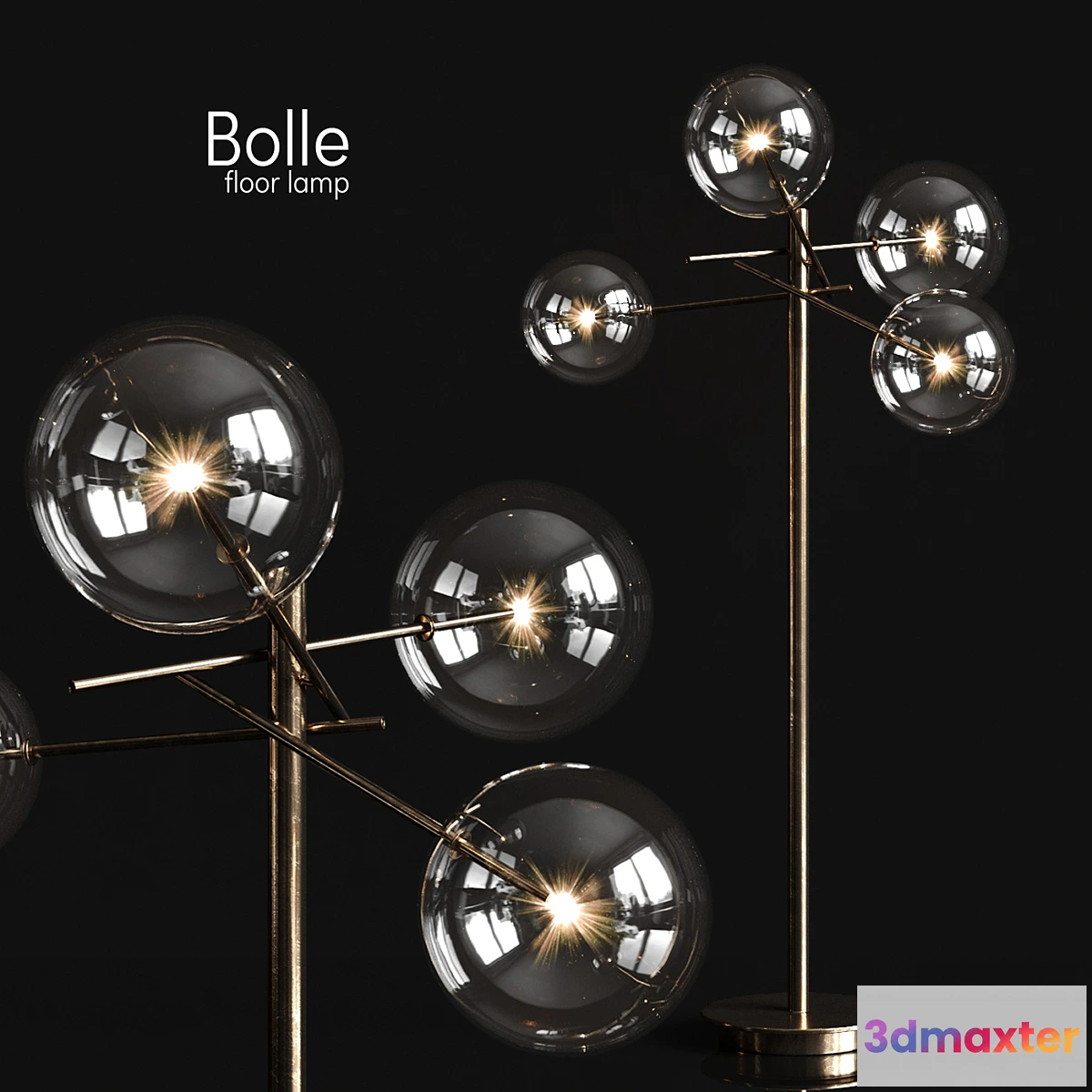 1331896 - Floor lamp Gallotti & Radice Bolle 3D Max