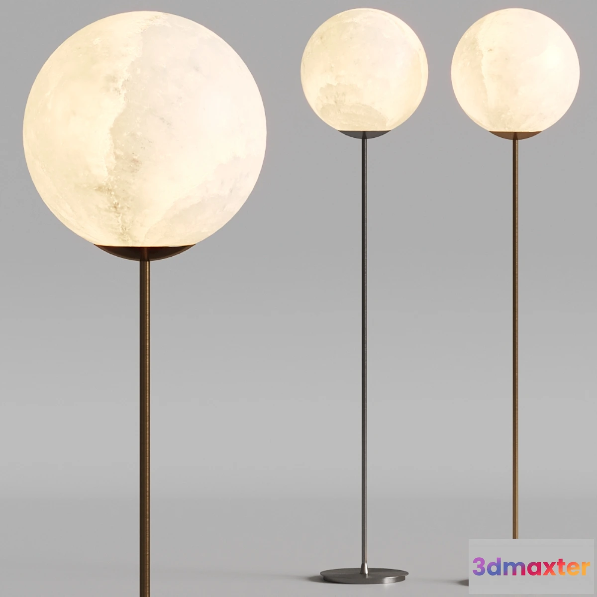 1335297 - Slide Mineral Floor Lamps 3D Max