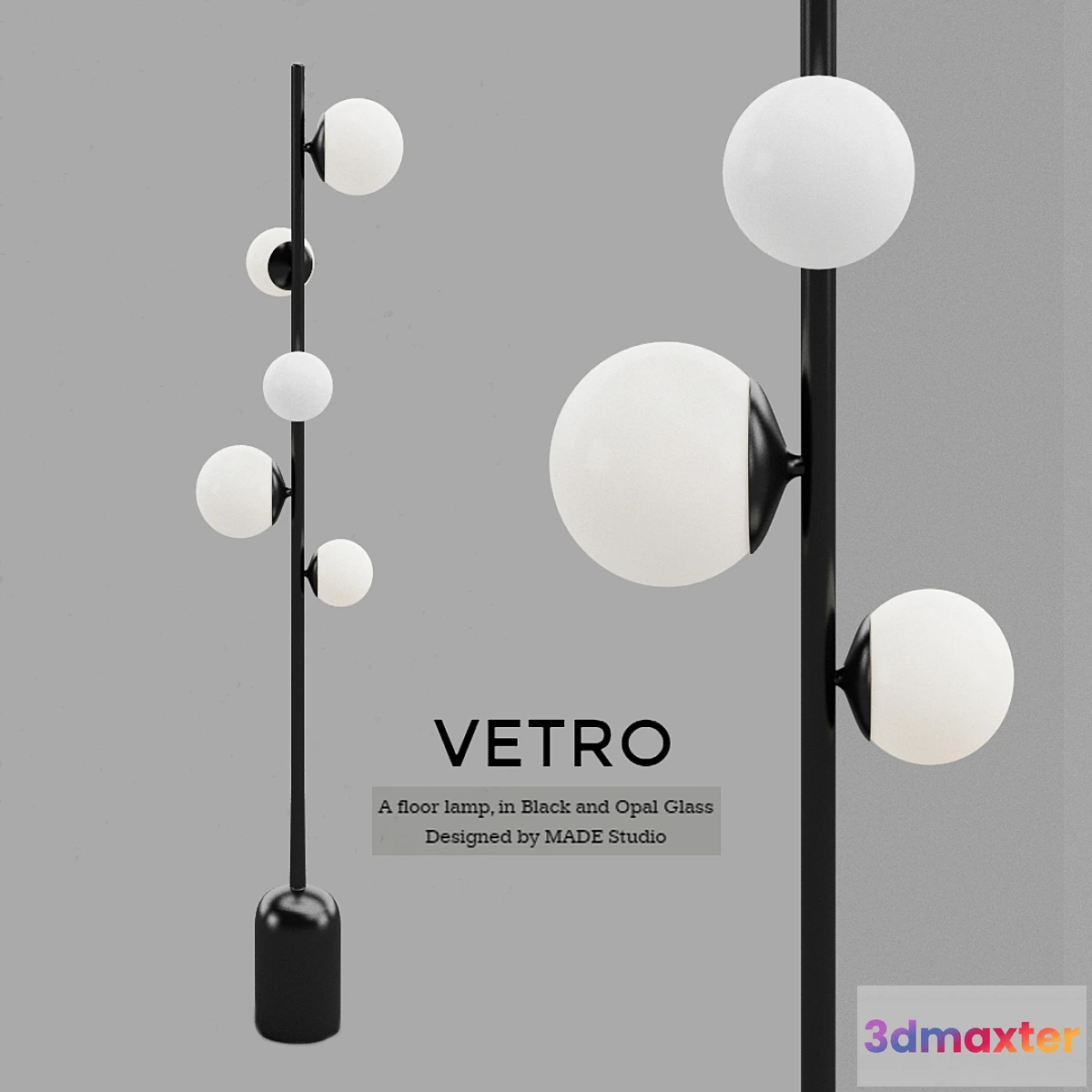 1336961 - Vetro Floor Lamp 3D Max