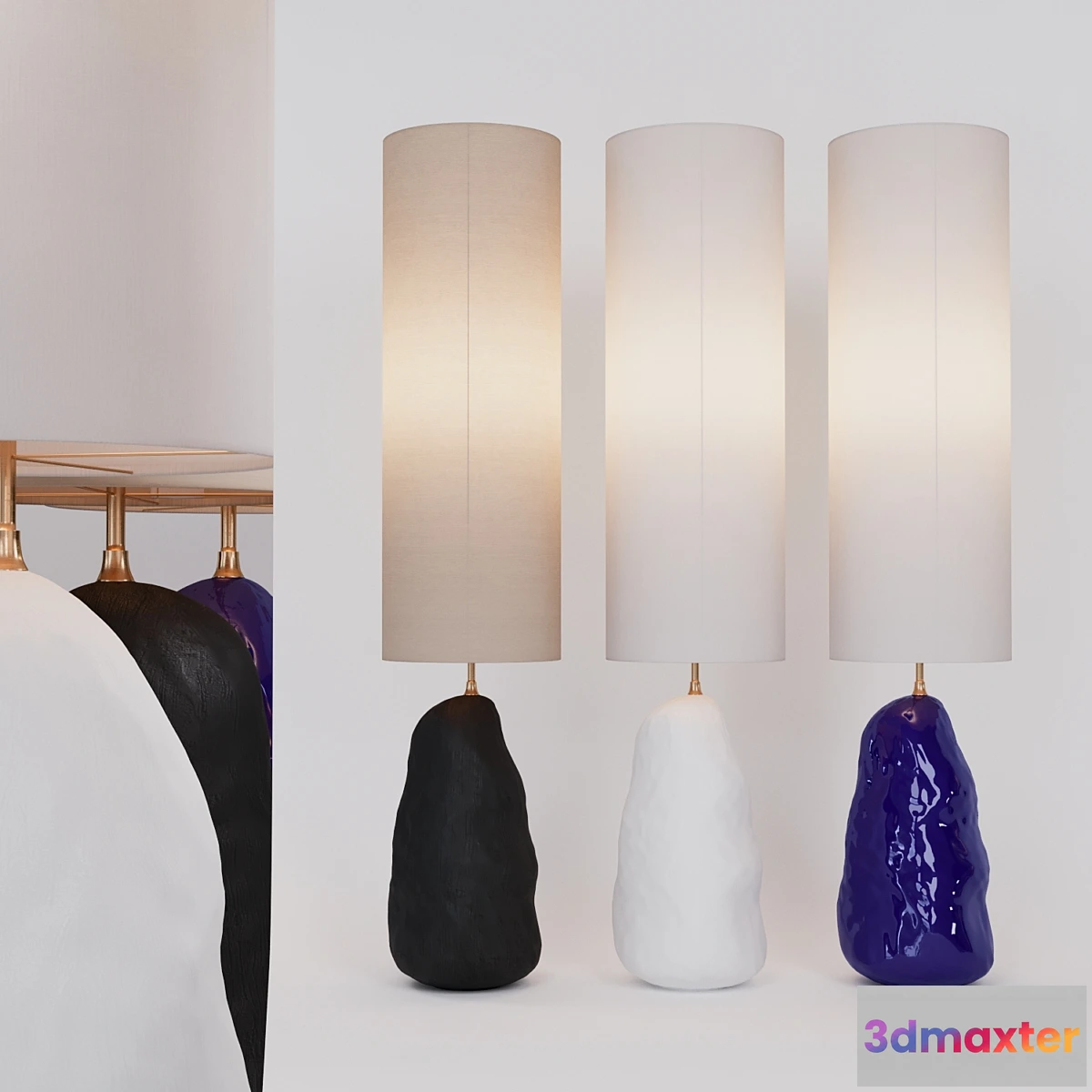 1338176 - Hebe Lamp Base Large ferm living 3D Max