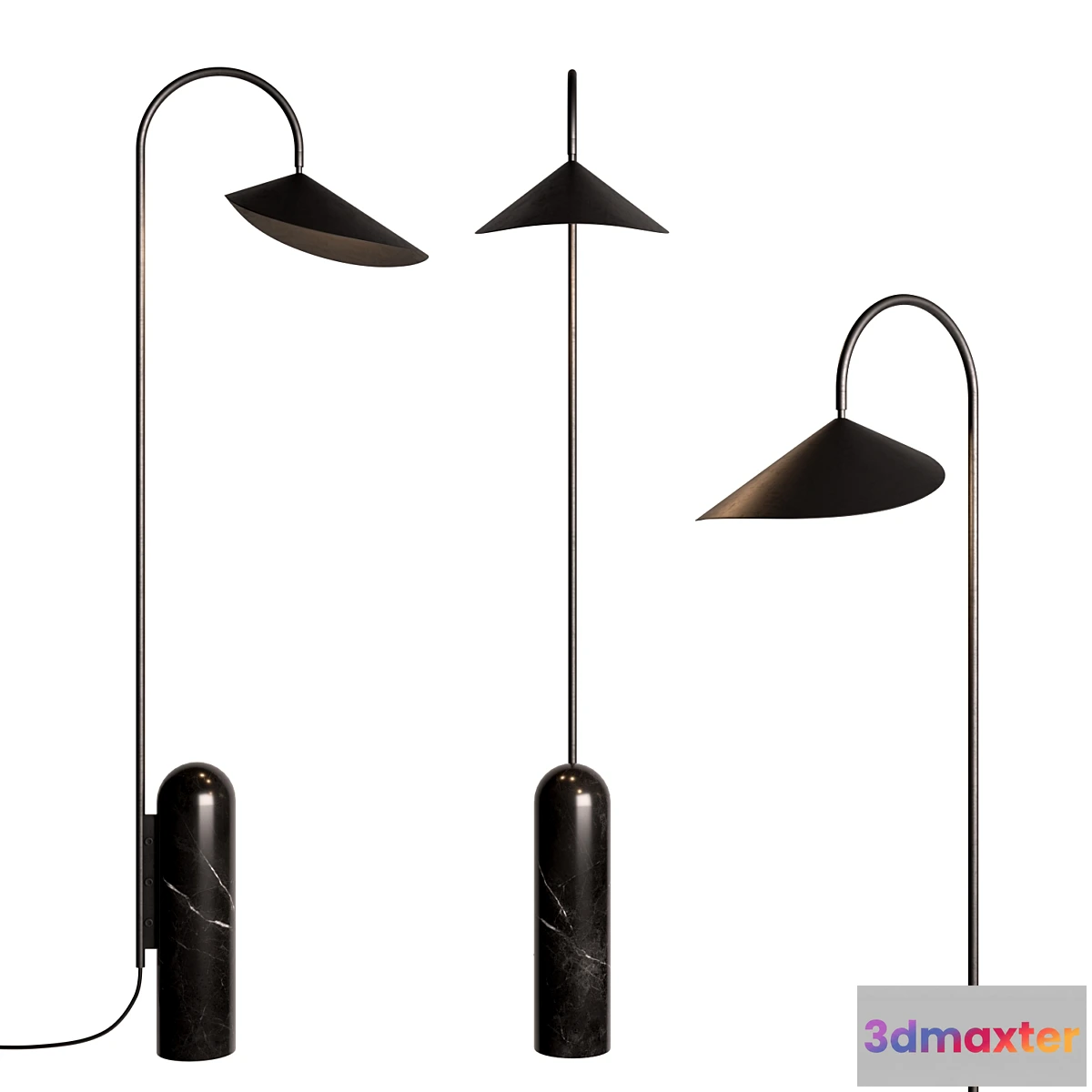 1339576 - Ferm Living Arum Floor Lamp 3D Max