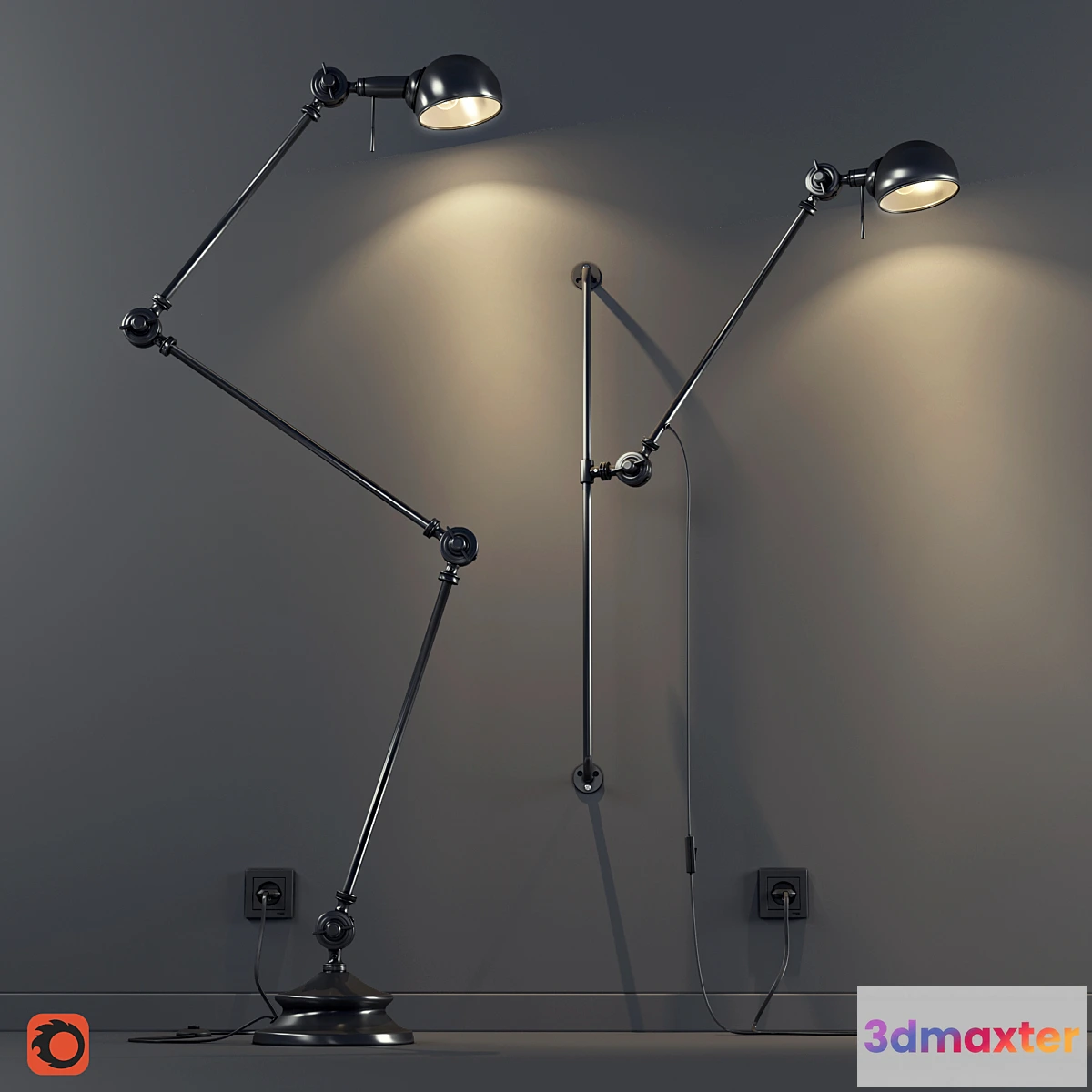 1340087 - La Redoute KIKAN Lamps 3D Max