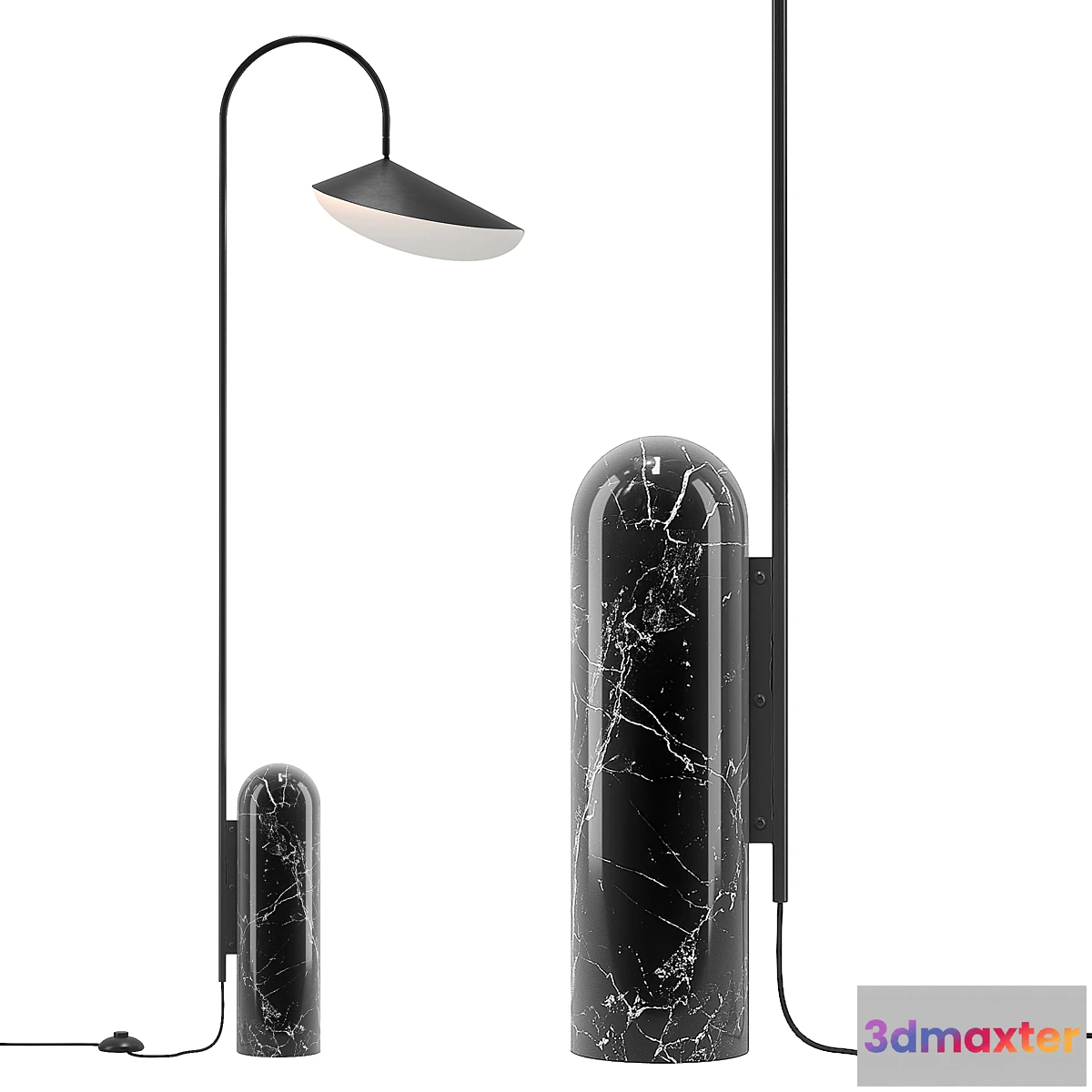 1340176 - Ferm Living - Arum Floor Lamp 3D Max