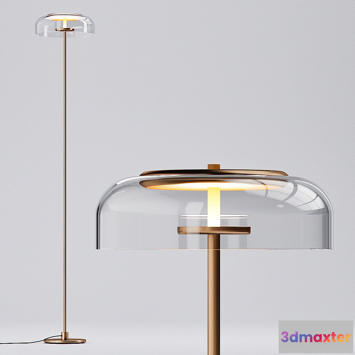 1340347 - Lampatron arctic floor  BLOSSI FLOOR NUURA 3D Max