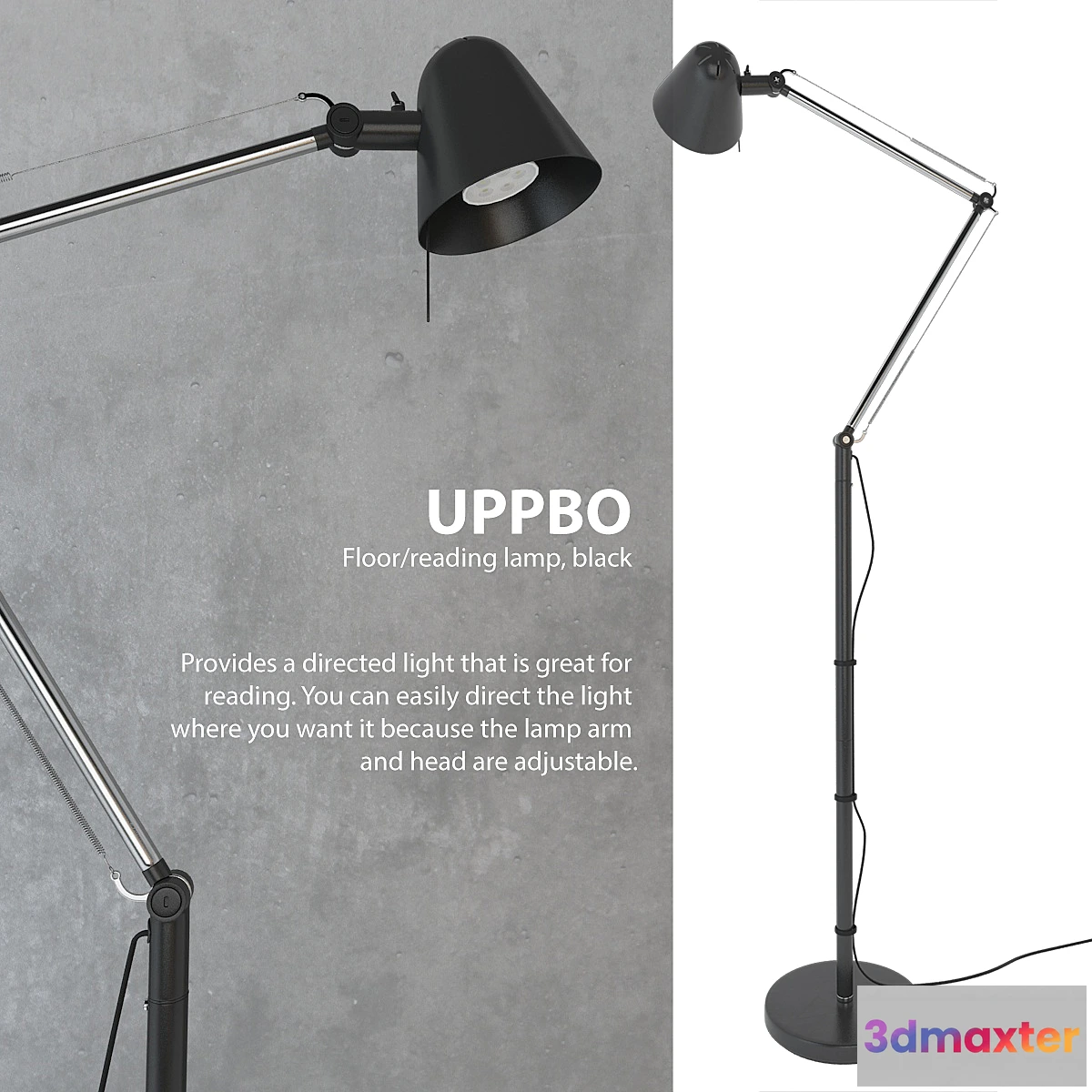 1341714 - UPPBO floor lamb 3D Max