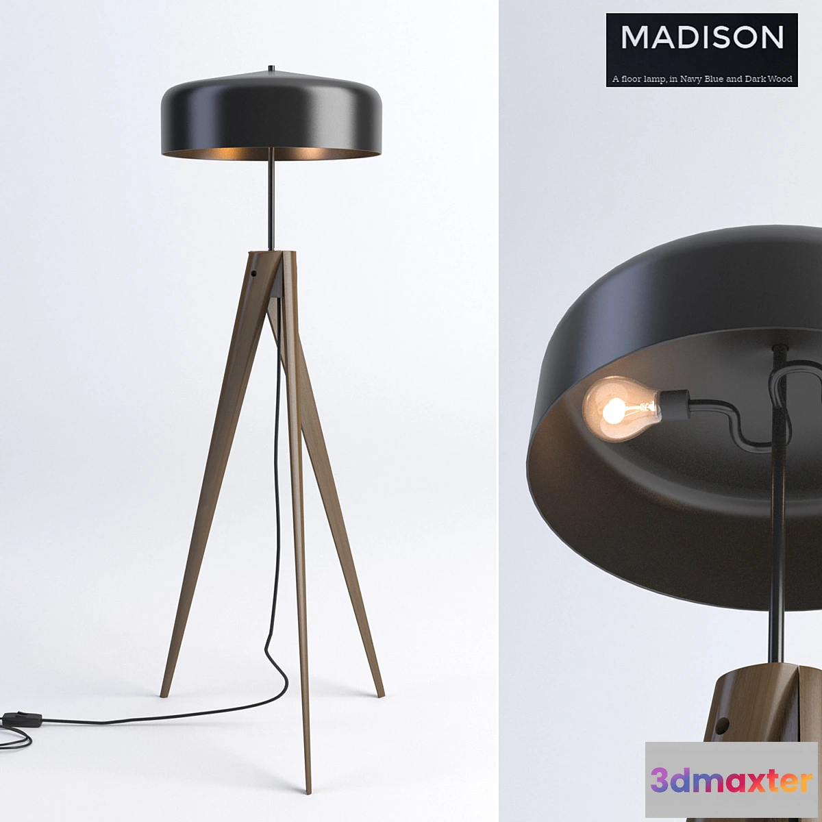 1341835 - Madison Floor Lamp 3D Max