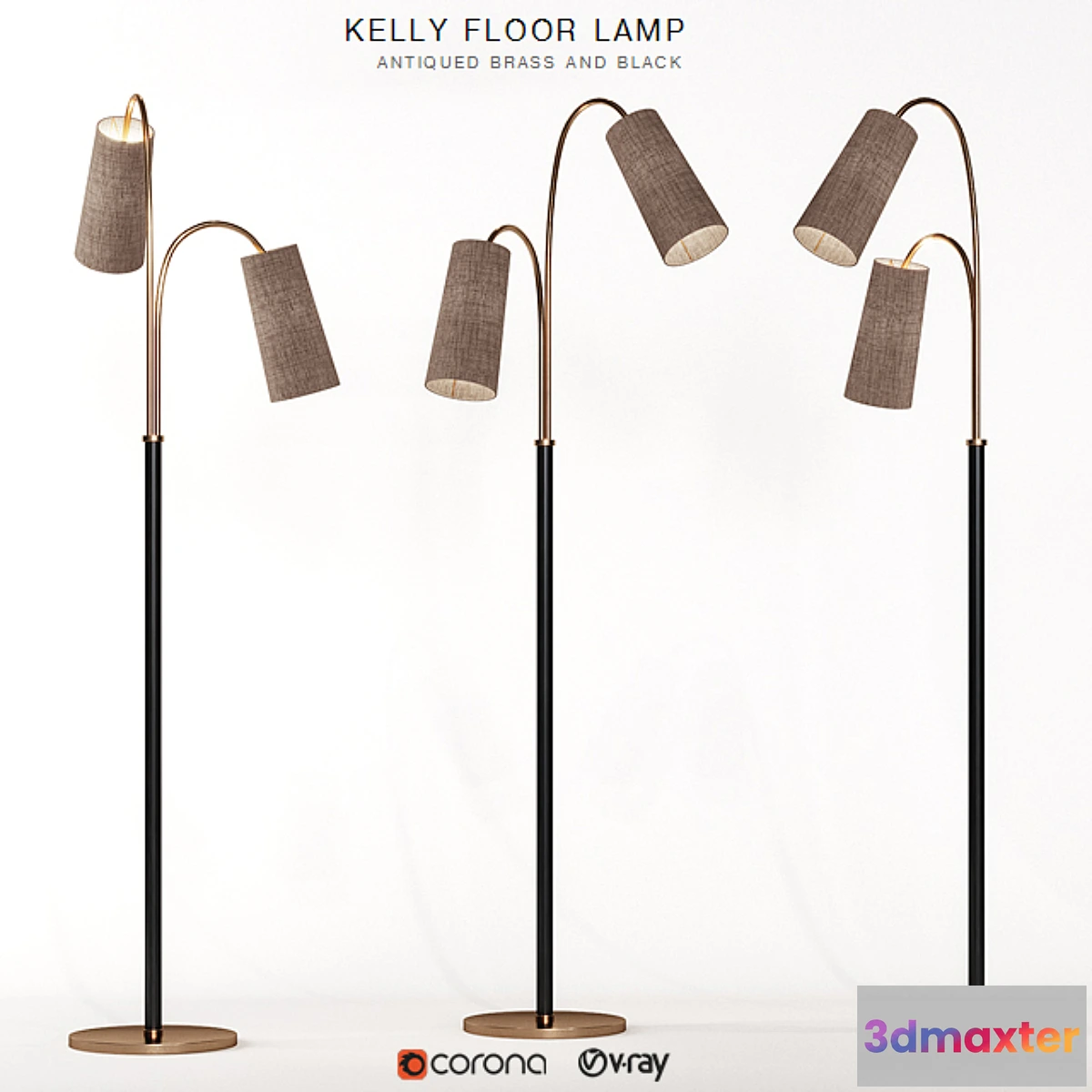 1345622 - KELLY FLOOR LAMP 3D Max