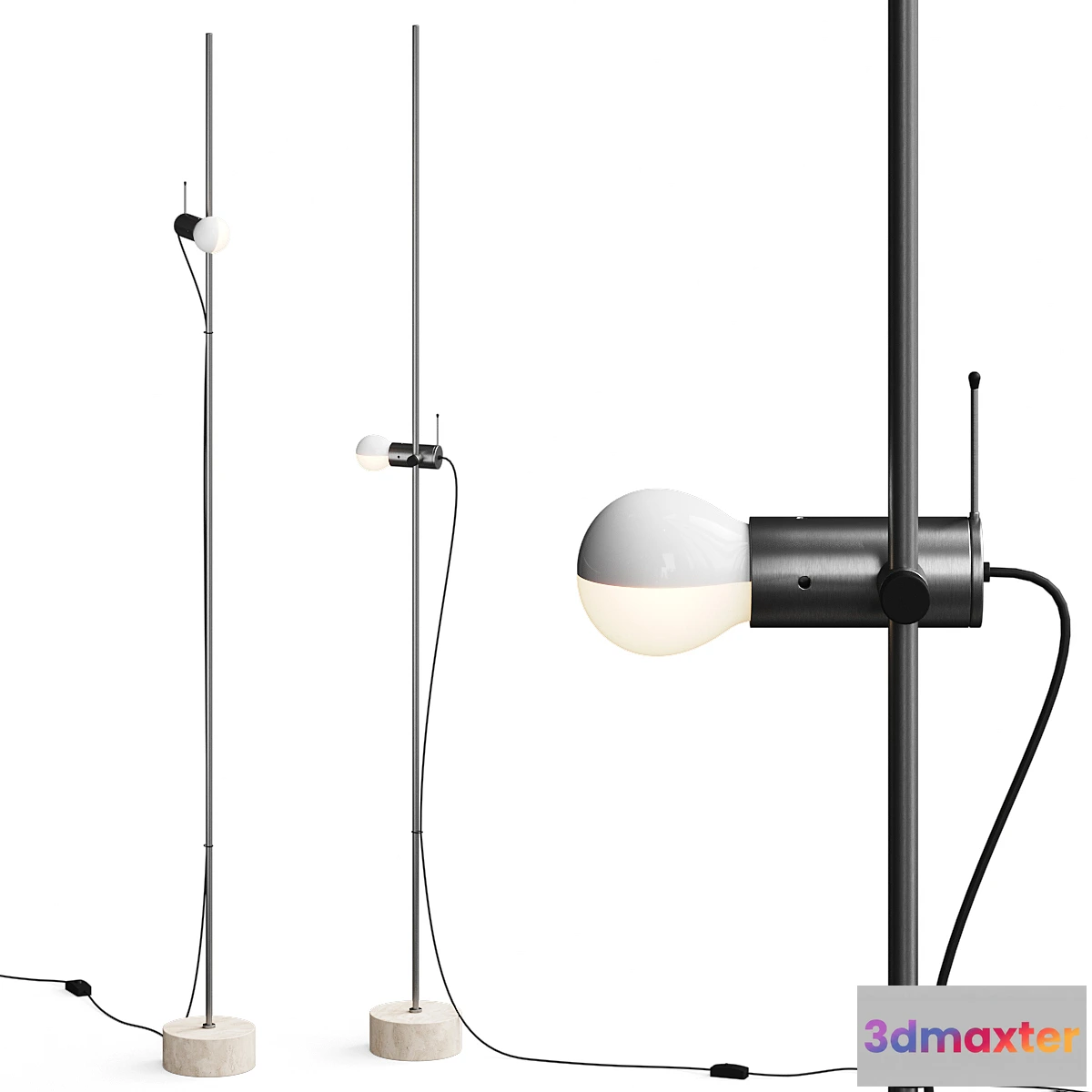 1345643 - OLUCE Agnoli Floor Lamp - No.2 3D Max