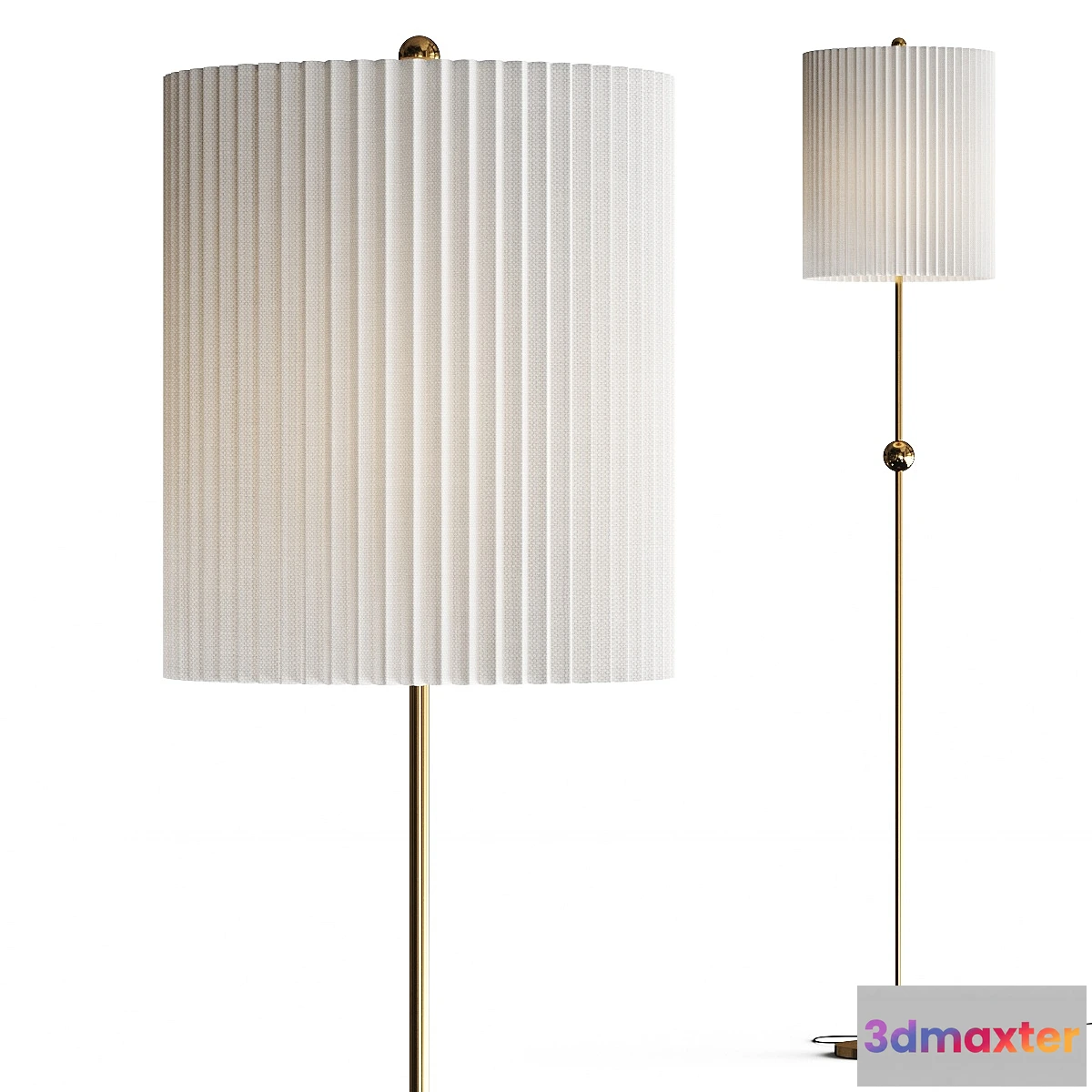 1346565 - CB2 Marceau Boule Floor Lamp 3D Max