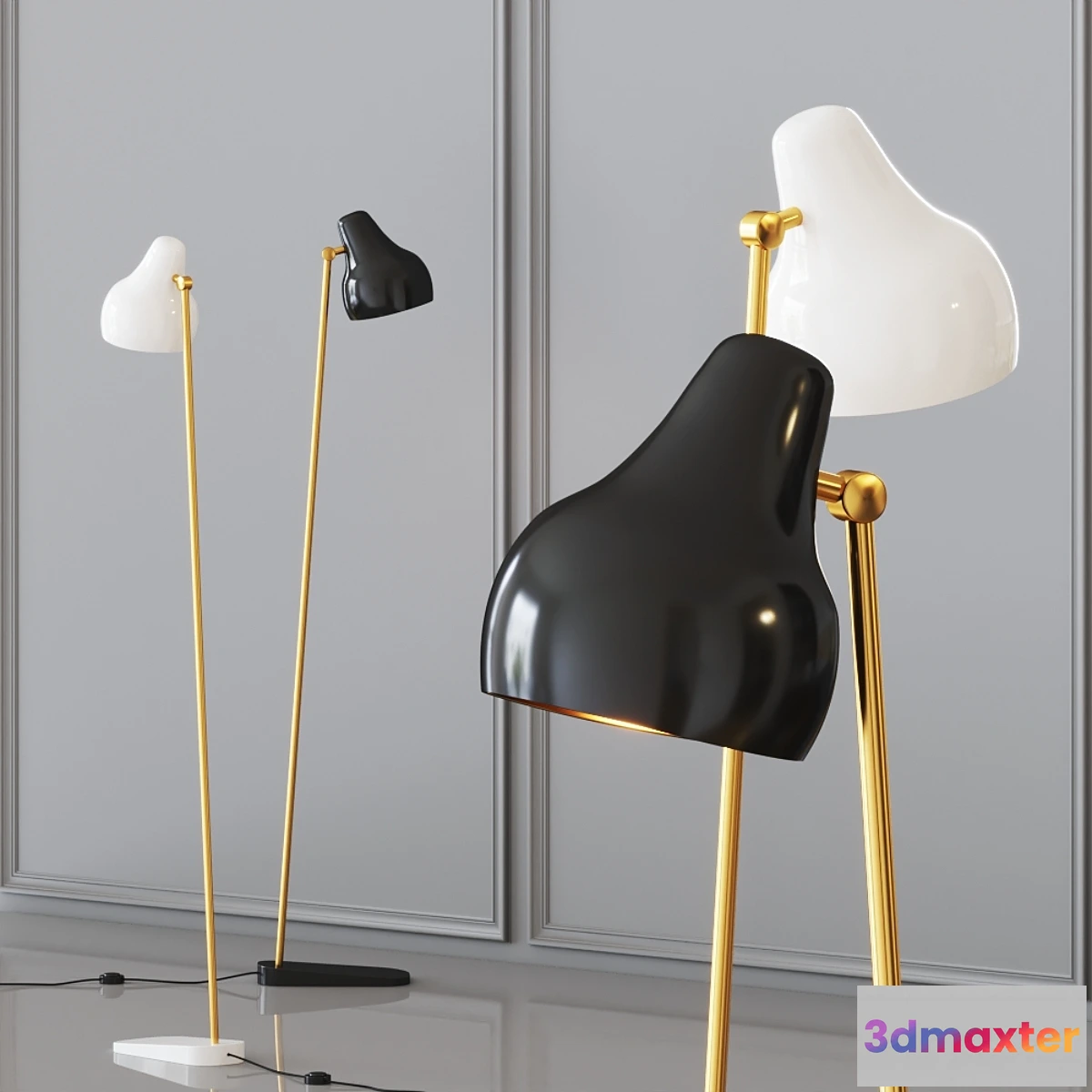 1347896 - VL38 By Louis Poulsen 3D Max