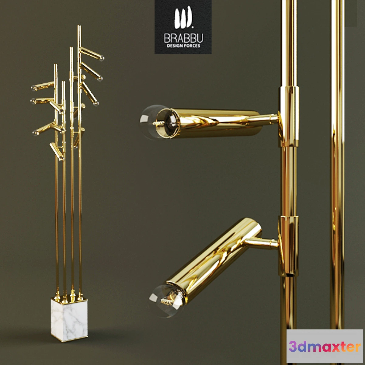 1351328 - CYPRES  FLOOR LIGHT 3D Max