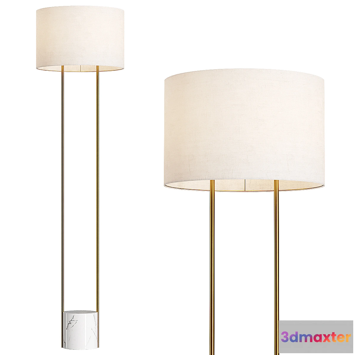 1352049 - Lampatron RENO floor light 3D Max