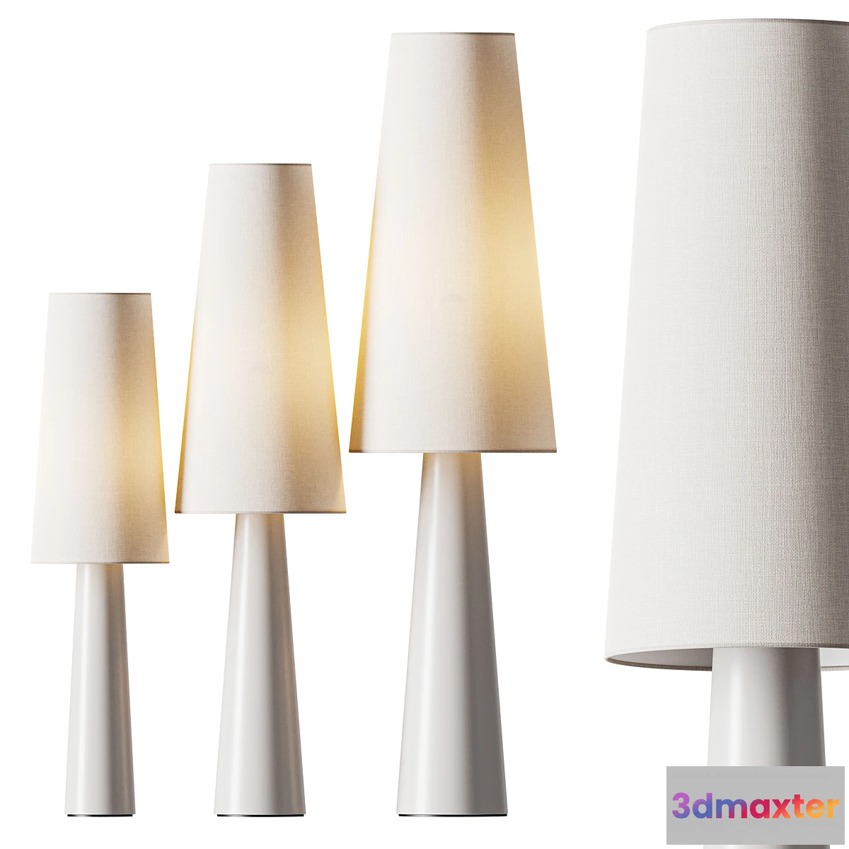 1355581 - Lampatron Rudvald Floor Lamps - No.2 3D Max
