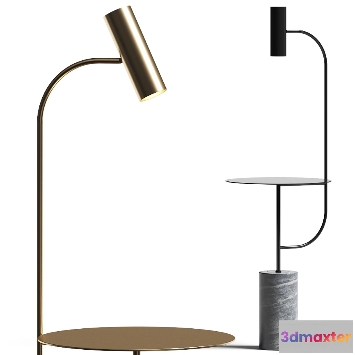 1357155 - Roche Bobois Pasteur Floor Lamp 3D Max