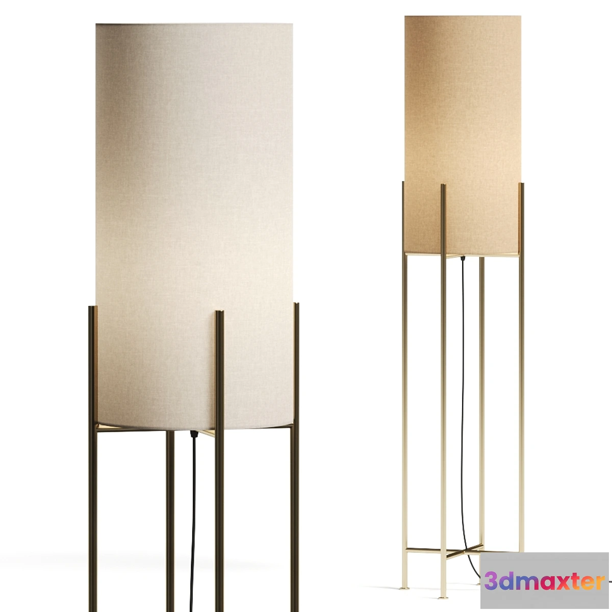 1357889 - Hamilton Conte Genova Floor Lamp 3D Max