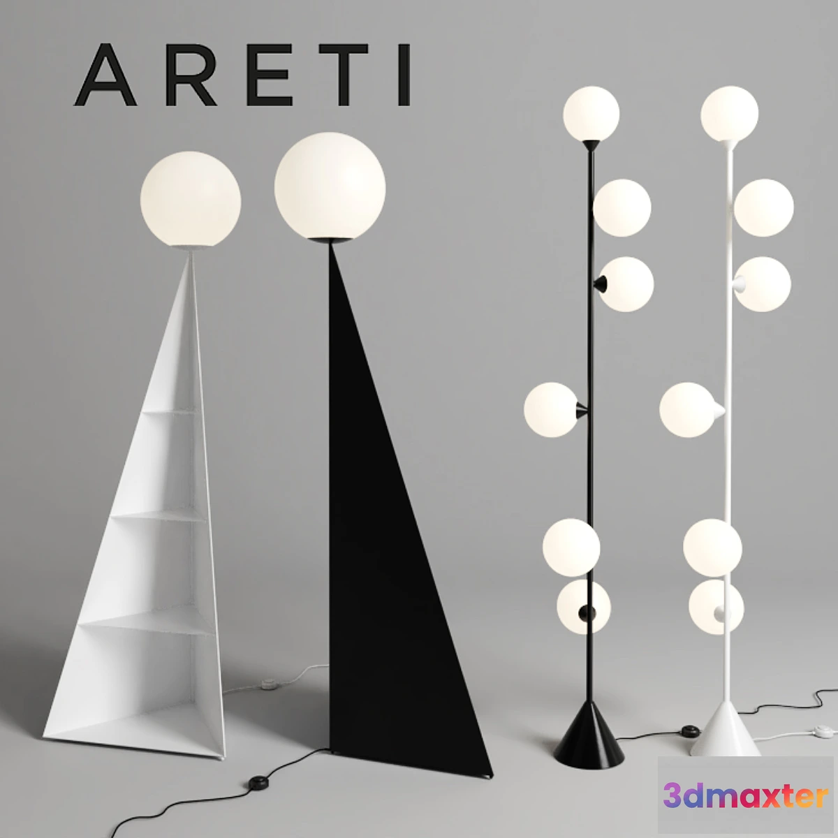 1395362 - Areti Floor Lamp set 2 3D Max