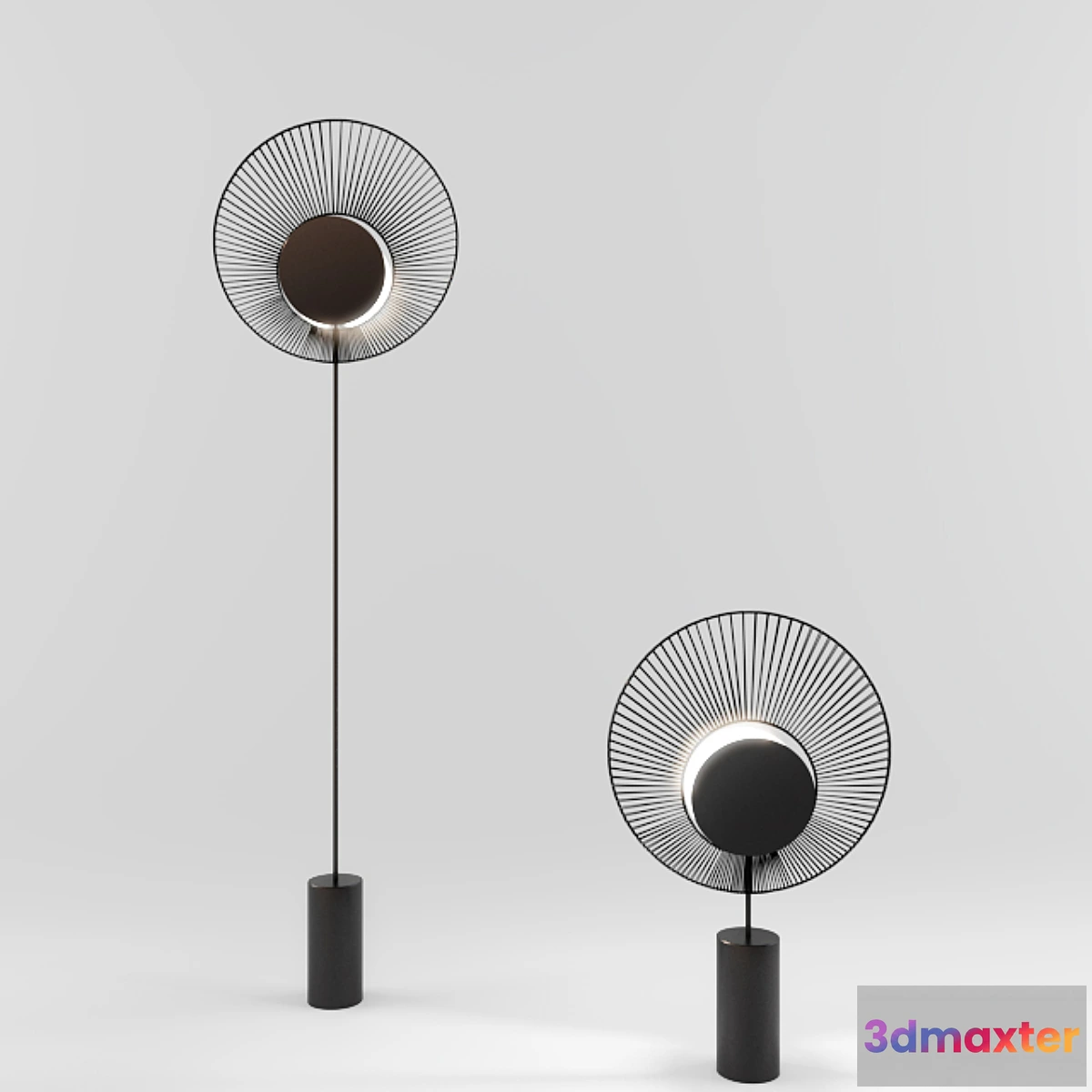 1404436 - Oyster floor lamp 3D Max