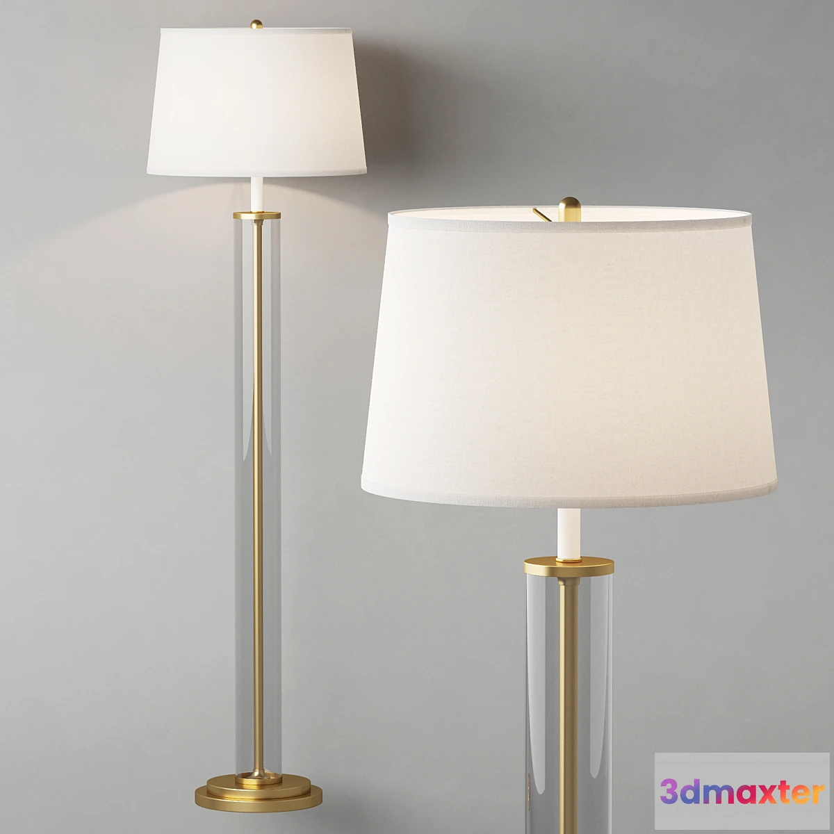 1407630 - Floor lamp Dantone Home Buckingham 3D Max