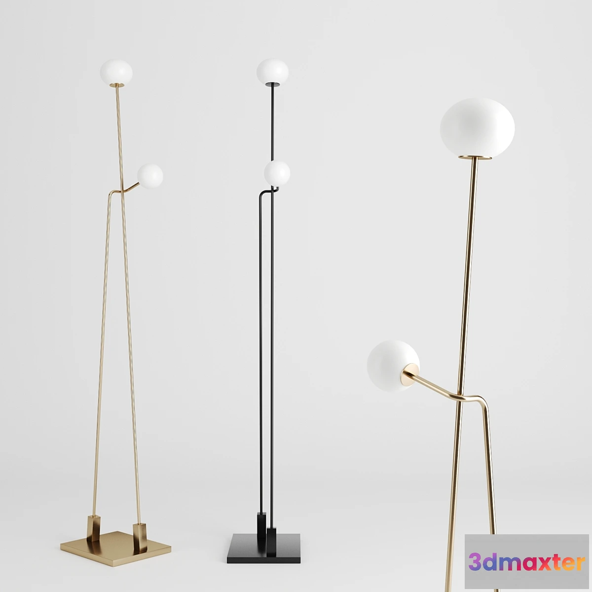 1410138 - Tempo floor lamp by Atelier de troupe 3D Max
