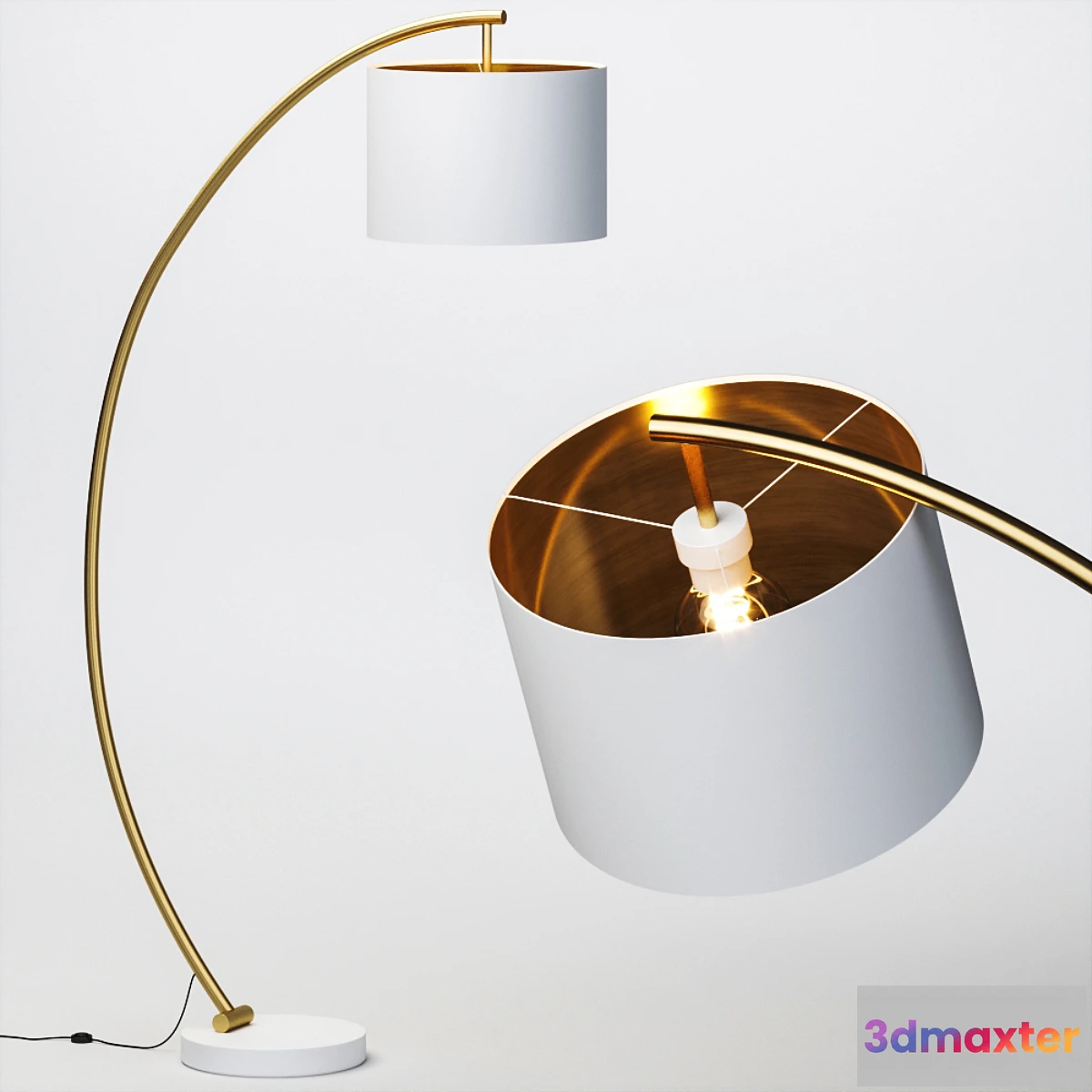 1410884 - Anthropologie - Luna Floor Lamp 3D Max