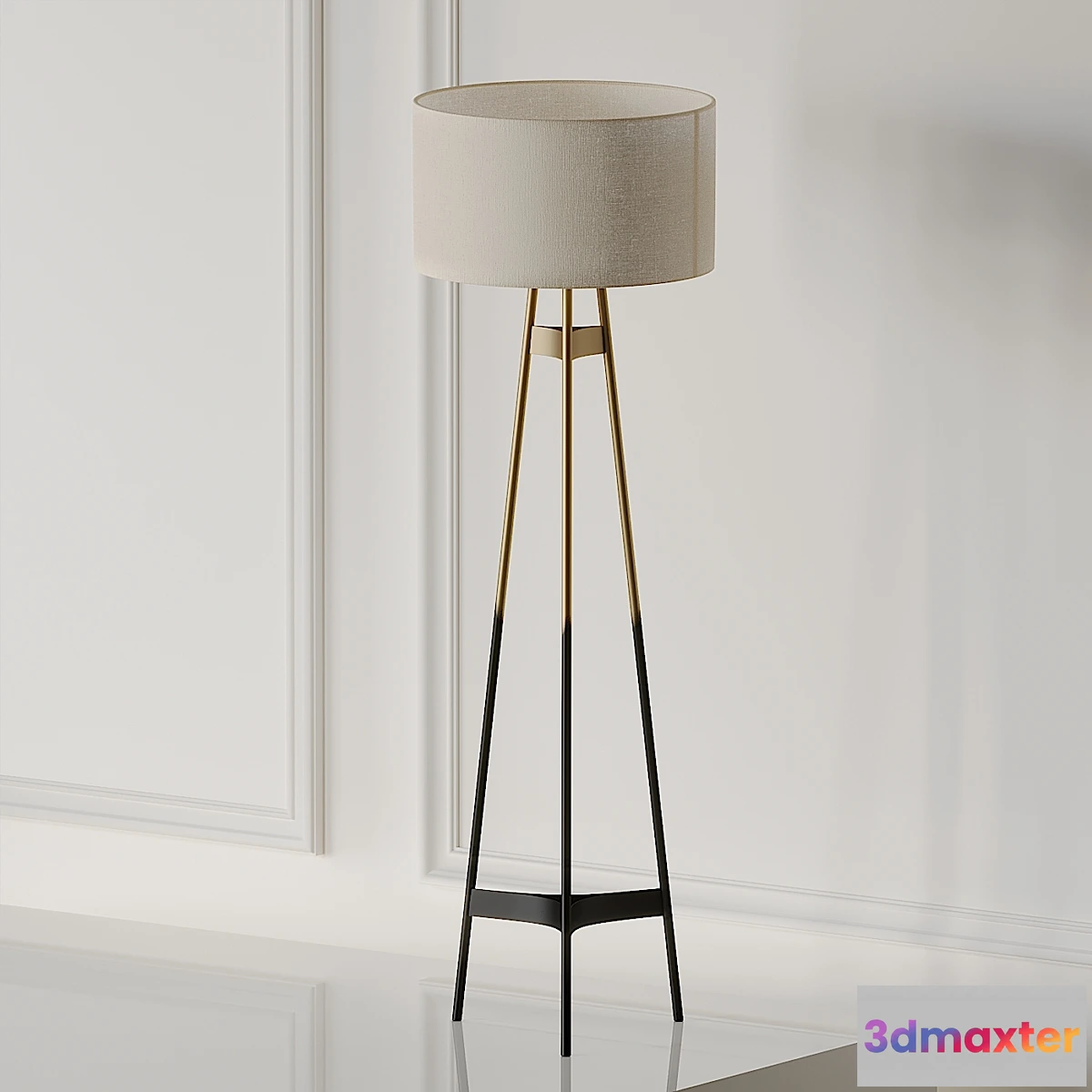 1411446 - Brace Ombre Floor Lamp Cb2 Exclusive 3D Max