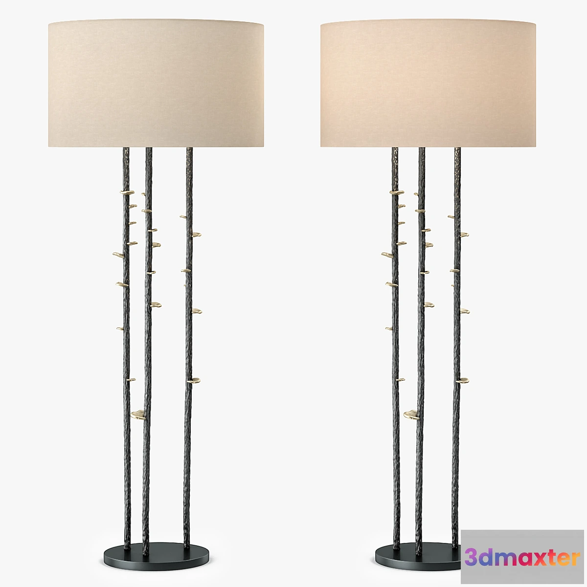 1412796 - Theodore Alexander Vale Floor Lamp 3D Max