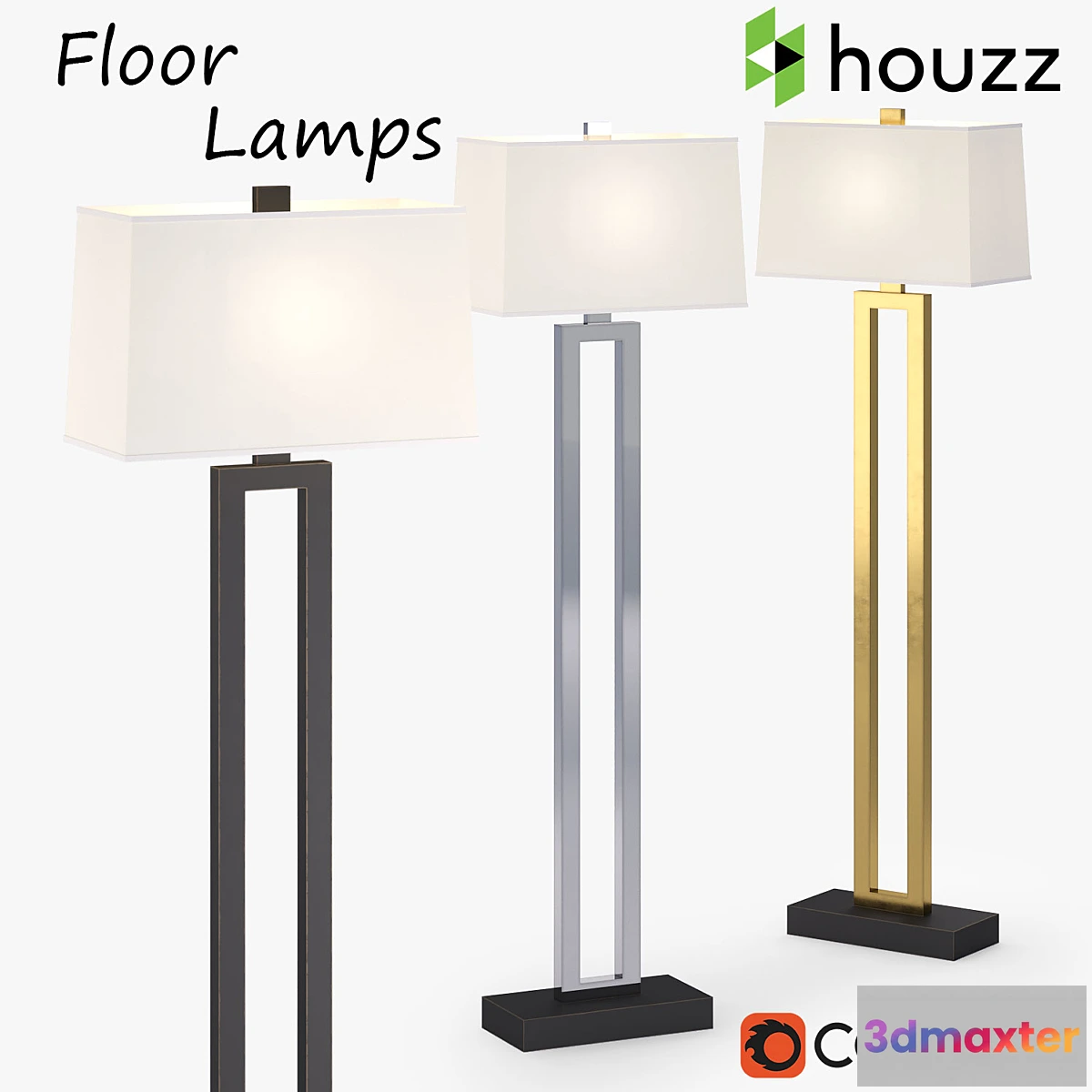 1413256 - Robert Abbey Doughnut Floor Lamp 3D Max