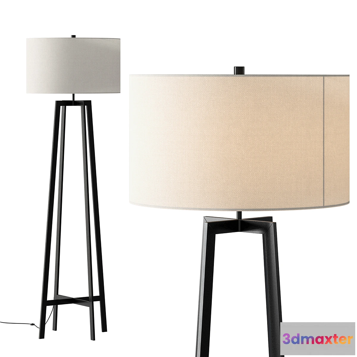 1413618 - Crate and Barrel Castillo Floor Lamp 3D Max