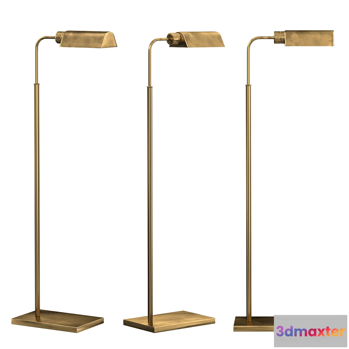 1415458 - CLASSIC ADJUSTABLE TASK FLOOR LAMP 3D Max