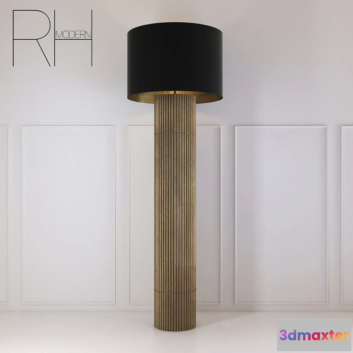 1416662 - RH Modern Herve Floor Lamp 3D Max